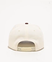 Brixton Crest Port & Off White Netplus Snapback Hat