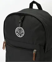 Brixton Crest University Black Backpack