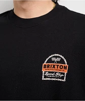 Brixton Drayton Black Classic Wash Heavyweight T-Shirt