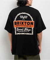 Brixton Drayton Black Classic Wash Heavyweight T-Shirt