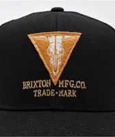 Brixton Guston Black Trucker Hat