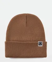 Brixton Harbor Beta Light Brown Beanie