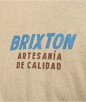 Brixton Harvester Oatmeal T-Shirt