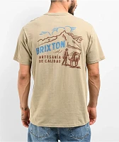 Brixton Harvester Oatmeal T-Shirt