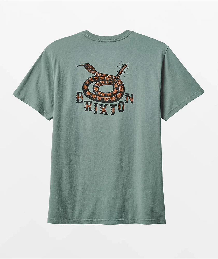 Brixton Homer Green Wash T-Shirt