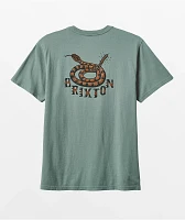 Brixton Homer Green Wash T-Shirt