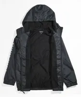 Brixton Kids Claxton Black Windbreaker Jacket