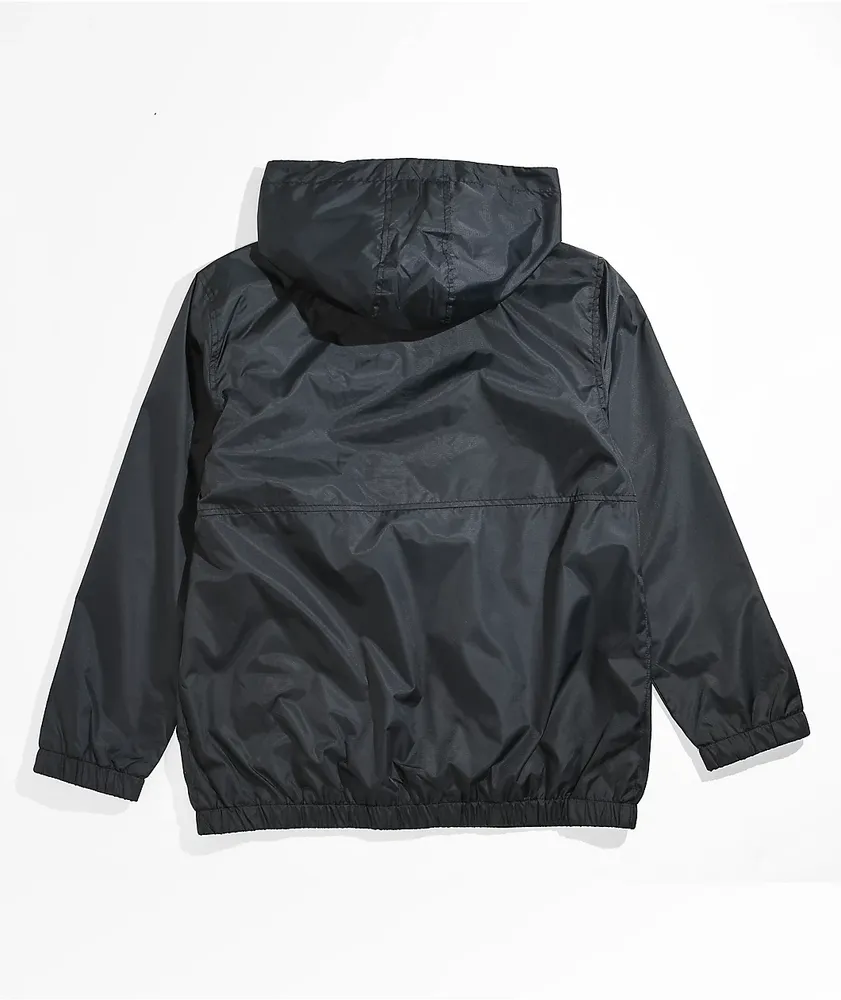 Brixton Kids Claxton Black Windbreaker Jacket