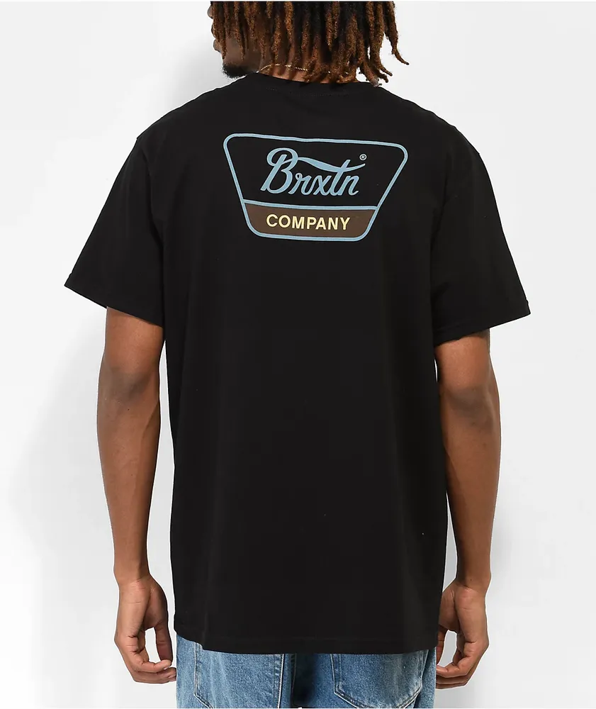 Brixton Linwood Black T-Shirt 