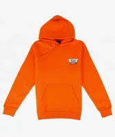 Brixton Linwood Caution Orange Hoodie