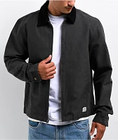 Brixton Mechanic Garage Black Wash Work Jacket