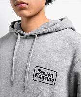 Brixton Norvell Heather Grey Hoodie