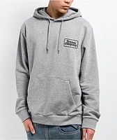 Brixton Norvell Heather Grey Hoodie