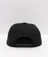 Brixton Oath III Black & Navy Tie Dye Logo Snapback Hat