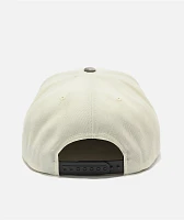 Brixton Oath III Charcoal & Off White Snapback Hat