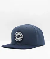 Brixton Oath III Washed Navy Snapback Hat