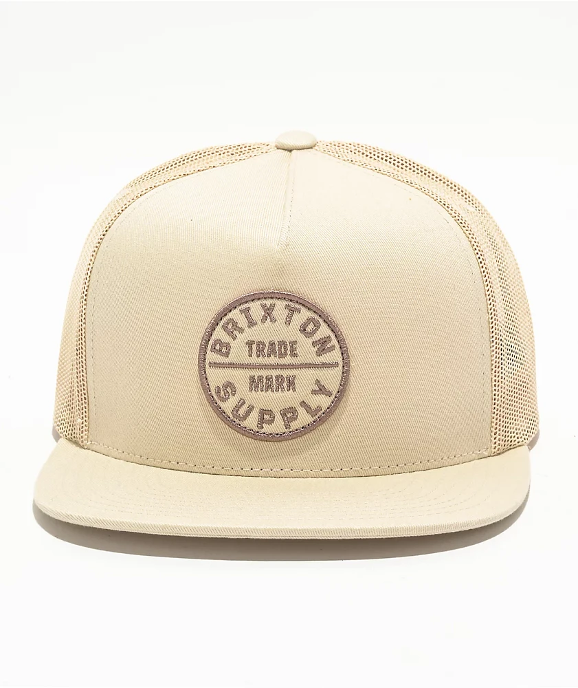 Brixton Oath Oat Milk Trucker Hat