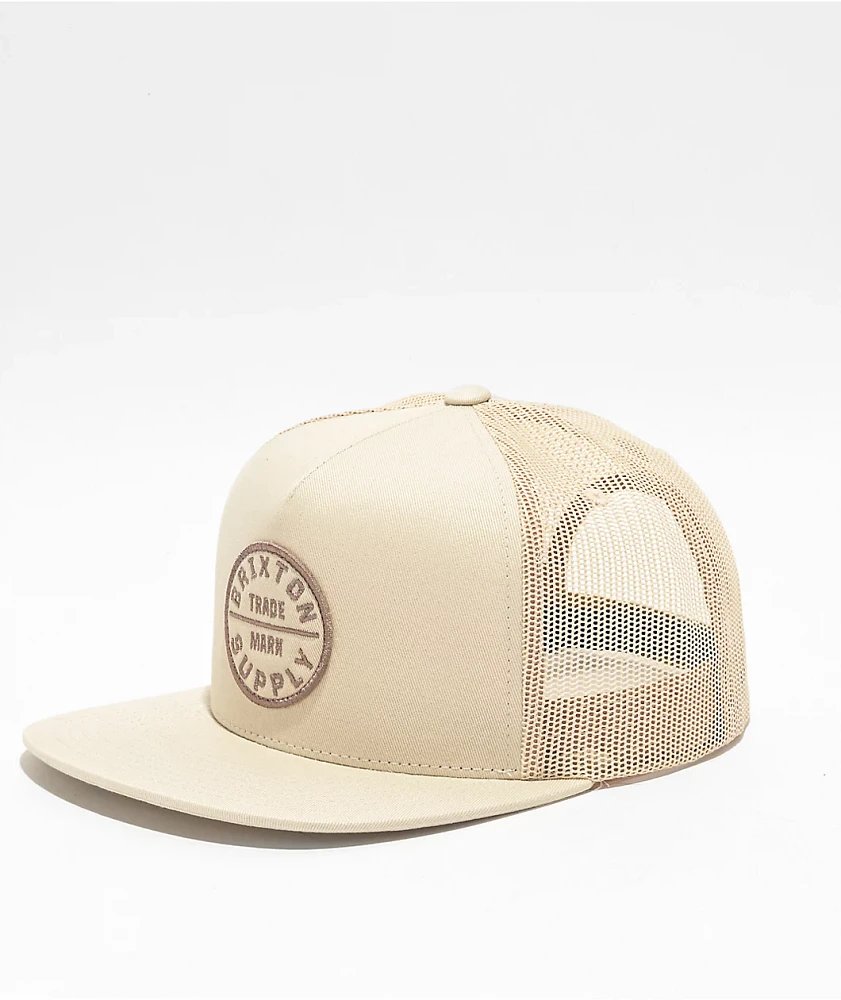 Brixton Oath Oat Milk Trucker Hat