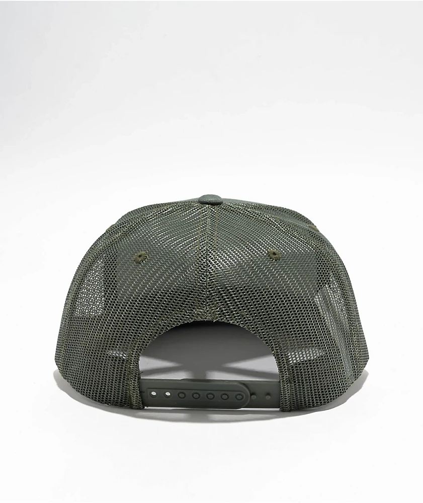 Brixton Oath Olive Surplus Trucker Hat