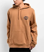 Brixton Osborn Brown Hoodie