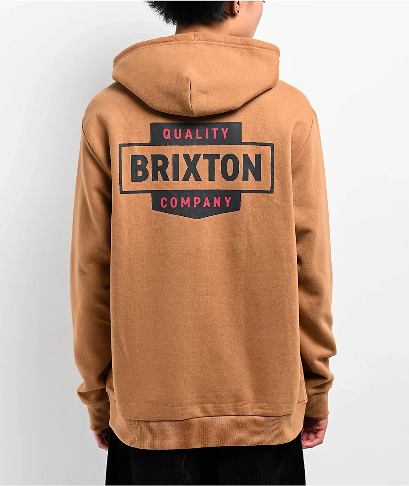 Brixton Osborn Brown Hoodie