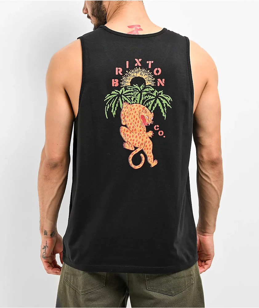 Brixton Palm Jaguar Black Tank Top