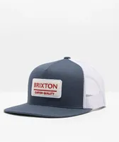 Brixton Palmer Proper MP Blue & White Trucker Hat