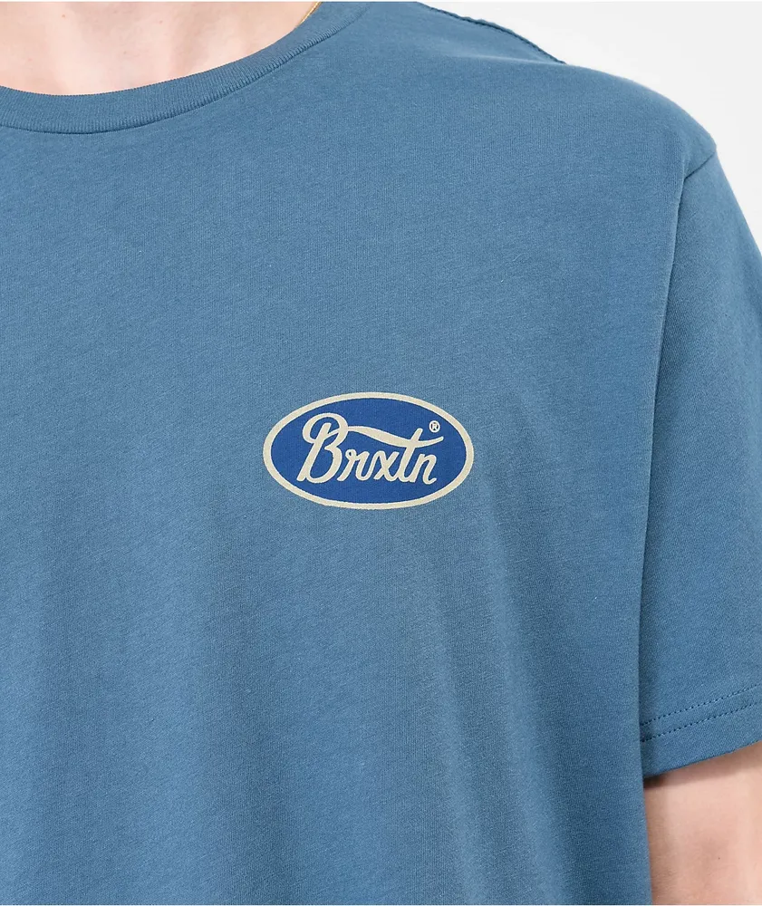 Brixton Parsons Blue T-Shirt
