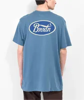 Brixton Parsons Blue T-Shirt