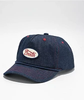 Brixton Parsons Netplus Blue Denim Snapback Hat