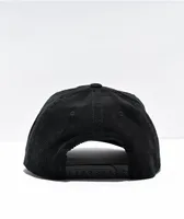 Brixton Parsons Netplus Corduroy Black Snapback Hat