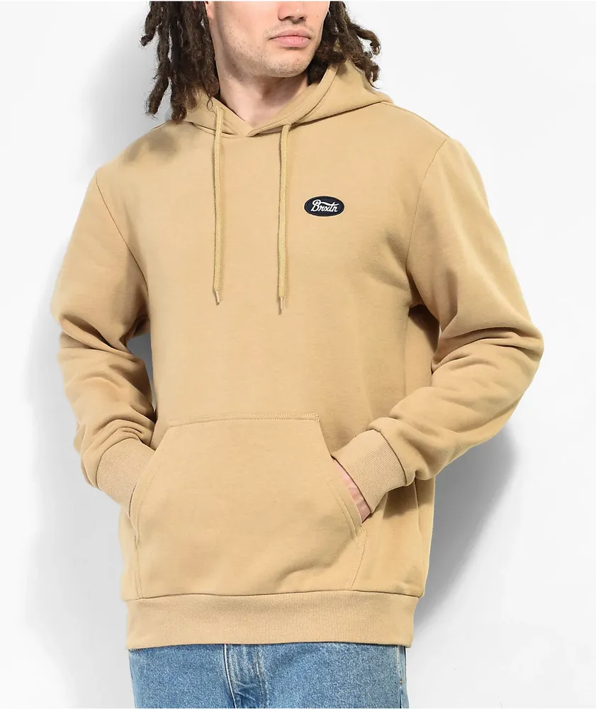 Brixton Parsons Patch Sand Hoodie