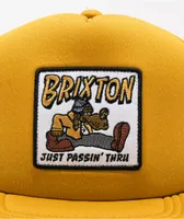 Brixton Passin' Thru Yellow Trucker Hat