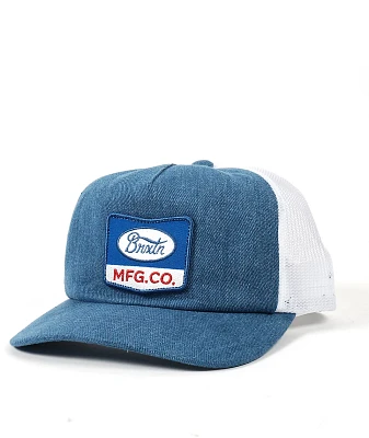 Brixton Phillips Netplus Denim & White Snapback Hat
