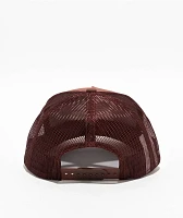 Brixton Postal Netplus Brown Trucker Hat