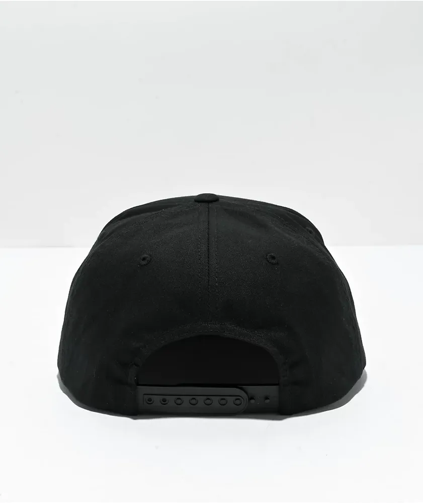Brixton Reaper Black Snapback Hat