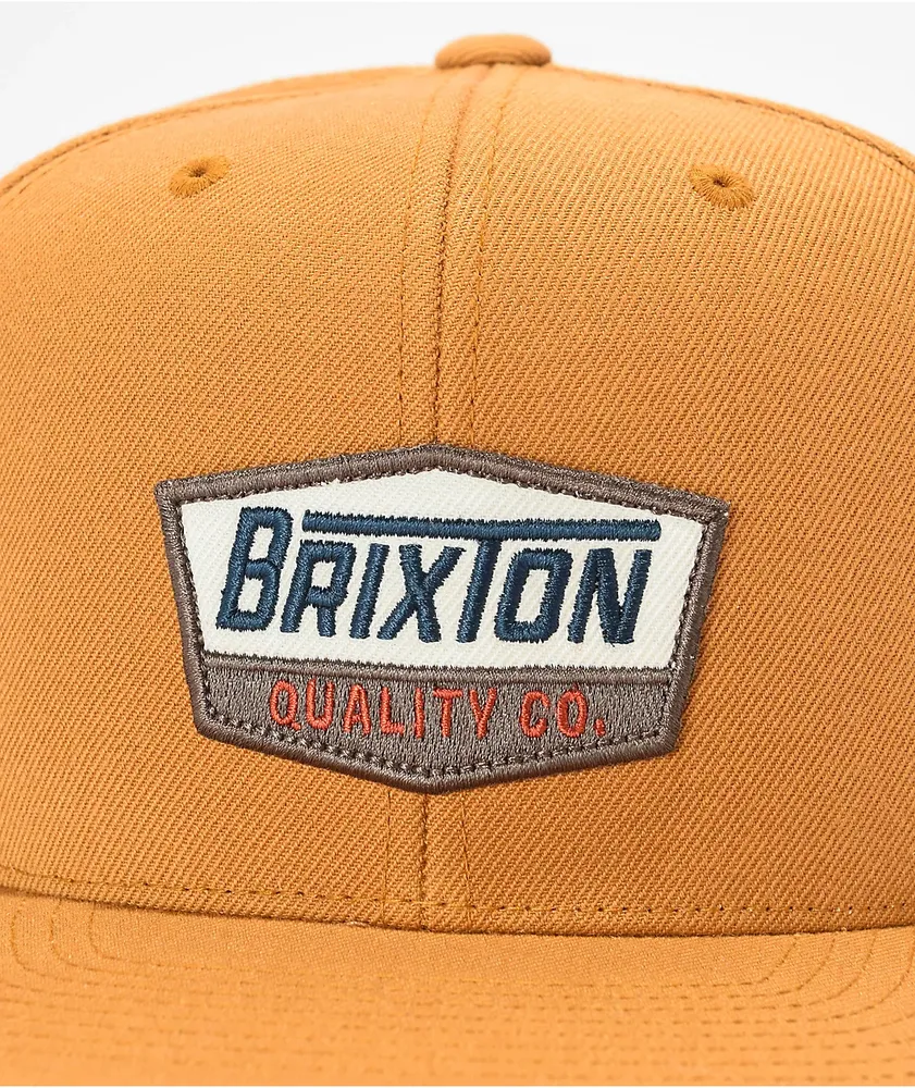 Brixton Regal Golden Brown Snapback Hat