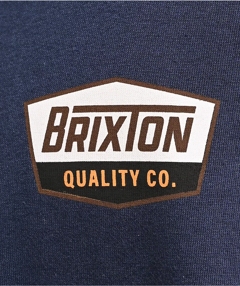 Brixton Regal Navy Standard T-Shirt