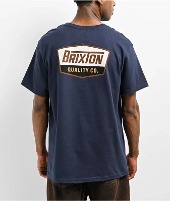 Brixton Regal Navy Standard T-Shirt