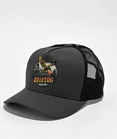 Brixton Ridgewood Charcoal & Black Trucker Hat