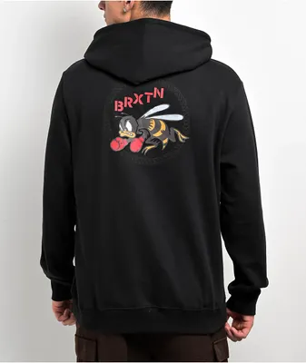 Brixton Rumble Bee Black Hoodie