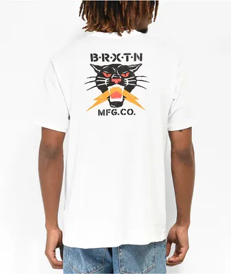 Brixton Sparks White T-Shirt