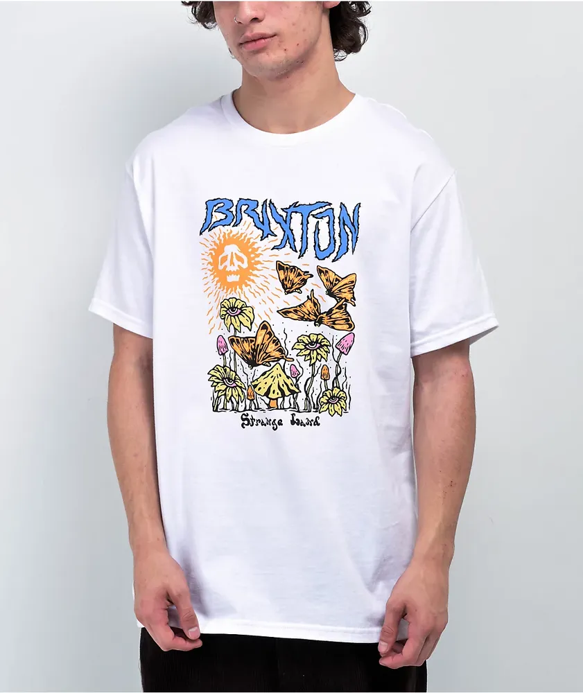 Brixton Strange Land White T-Shirt