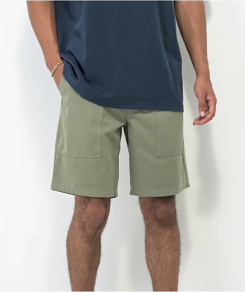 Brixton Surplus Olive Shorts