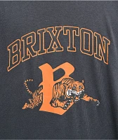 Brixton Tiger Washed Black T-Shirt