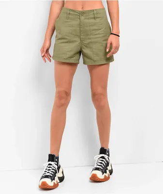 Brixton Vancouver Olive Shorts