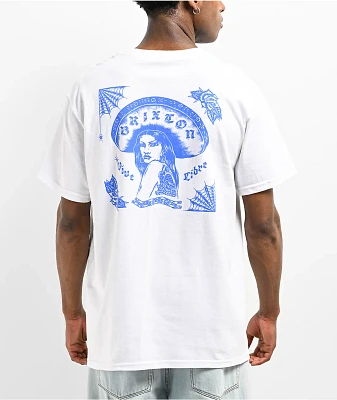 Brixton Vive Libre Standard White T-Shirt