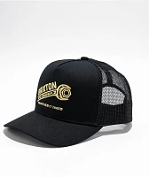 Brixton Wrench Netplus Black Trucker Hat