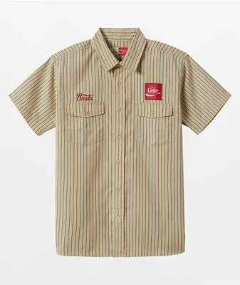 Brixton x Coca-Cola Delivery Short Sleeve Button Up Shirt