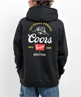 Brixton x Coors 150 Arch Black Hoodie